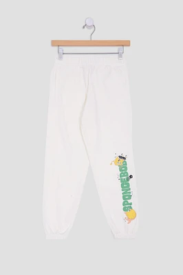 Youth SpongeBob Sweatpant - Off White /