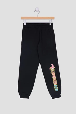 Youth SpongeBob & Patrick Sweatpant - Black /