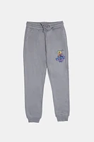 Youth SpongeBob Skater Fleece Jogger - Heather Grey /