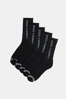 Zoo York Youth 5-Pack Athletic Crew Socks - / O/S