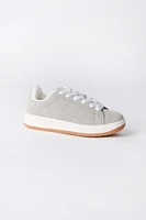 Zoo York Youth Suede Low Tops - Heather Grey /