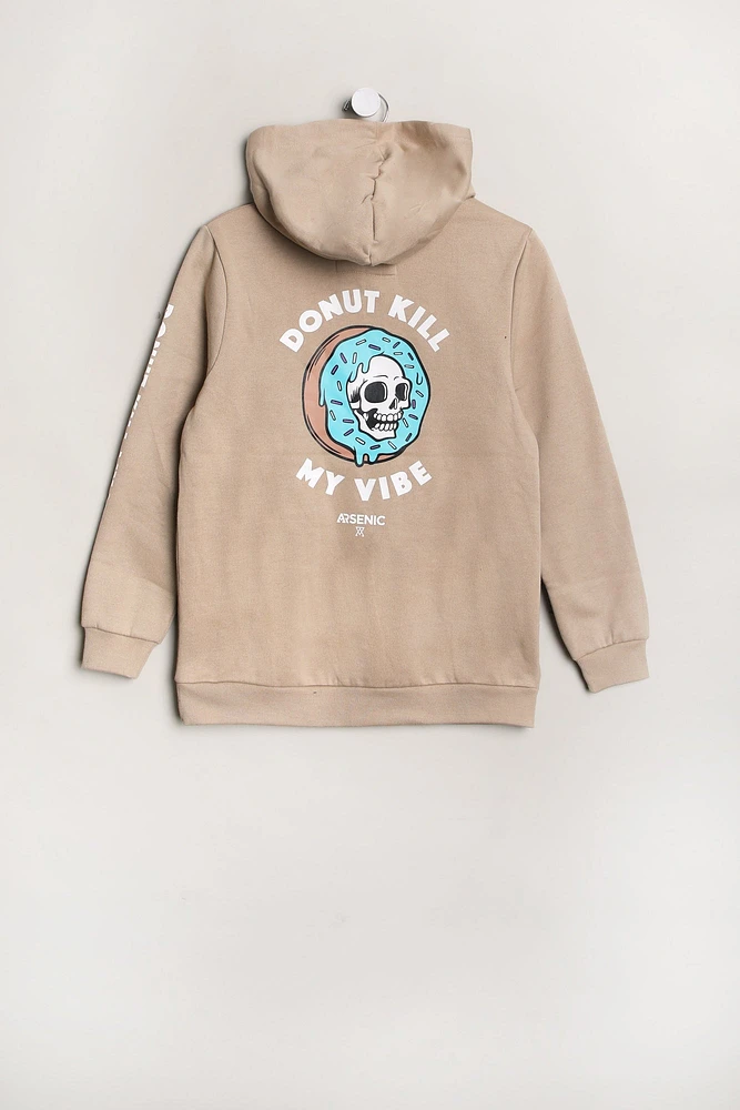 Arsenic Youth Donut Kill My Vibe Hoodie - Sand /