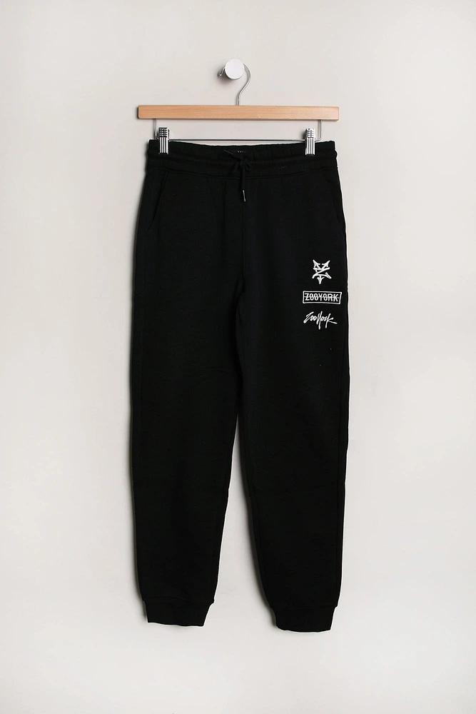 Zoo York Youth Embroidered Logo Fleece Jogger - /