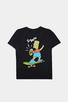 Youth El Barto Graphic T-Shirt - Black /