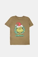 Youth Merry Grinchmas T-Shirt - Dark Green /