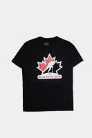 Youth Team Canada Logo T-Shirt - Black /