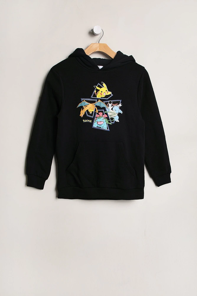 Youth Pokémon Hoodie - Black /