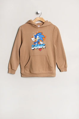 Youth Sonic The Hedgehog Hoodie - Tan /