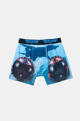 Youth Top Gun Boxer Brief - Teal /