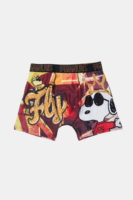 Youth Peanuts Snoopy Fly Boxer Brief - Gold /