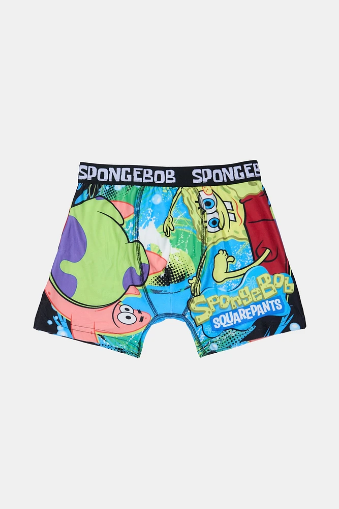 Youth SpongeBob & Patrick Boxer Brief - Multi /