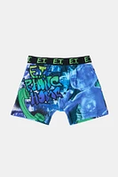 Youth E.T. Phone Home Boxer Brief - Teal /