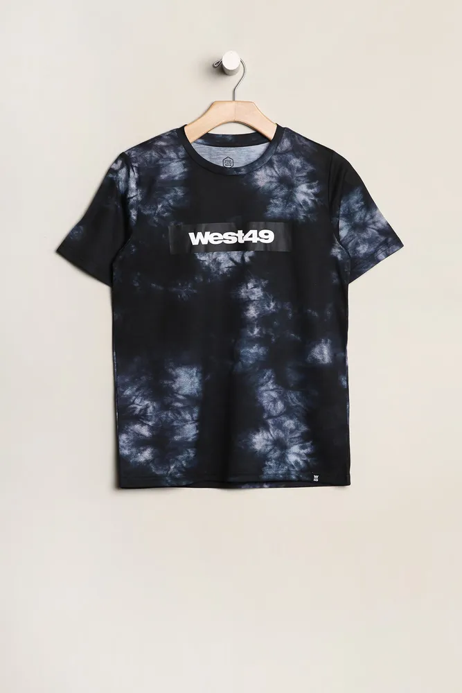 Youth Logo Tie-Dye T-Shirt (Black)