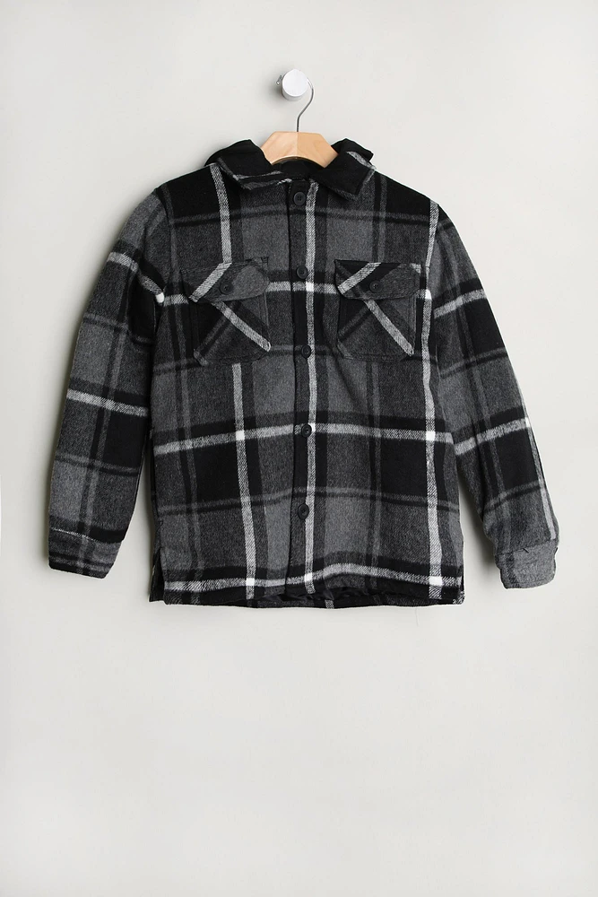 West49 Youth Lined Flannel Shacket - /