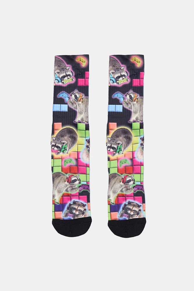 Zoo York Youth Printed Crew Socks - / O/S