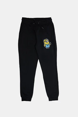 Youth Minions Fleece Jogger - Black /