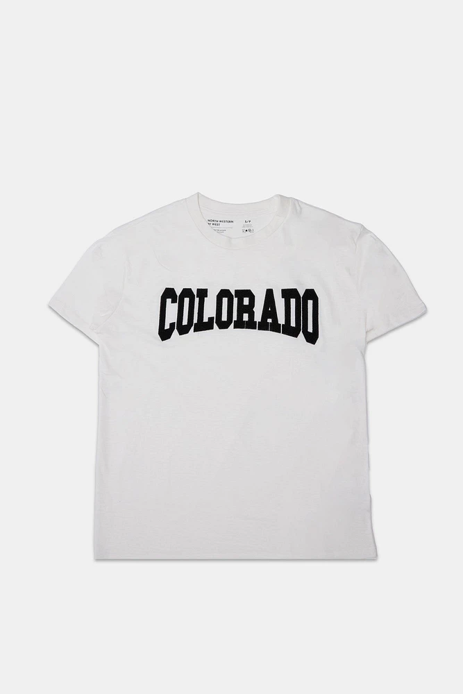 Womens Colorado Graphic Tee - Cream /