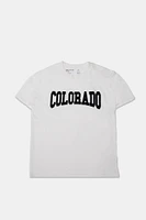 Womens Colorado Graphic Tee - Cream /