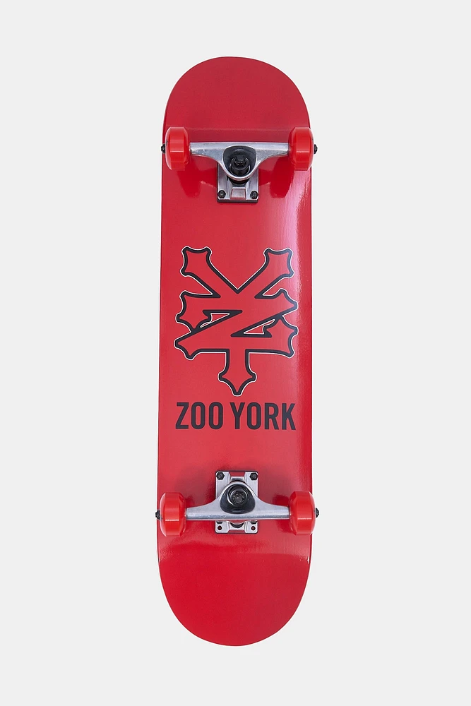 Zoo York Red Logo Skateboard 7.75" - Red / 7.75