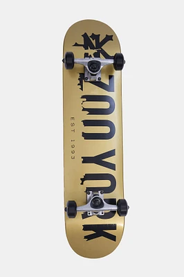 Zoo York City Logo Gold Skateboard 7.5" - Gold / 7.5