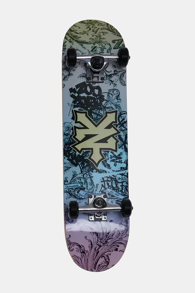 Zoo York Smoke Graffiti Skateboard 7.75" - Multi / 7.75