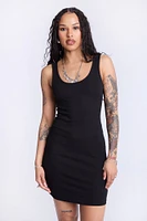 Sleeveless Ribbed Dress - /