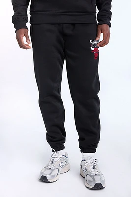 Mens Chicago Bulls Black Sweatpant - /