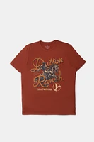 Mens Yellowstone Dutton Ranch T-Shirt - Brown /
