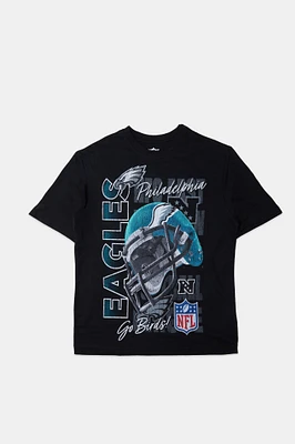 Mens Philadelphia Eagles Graphic T-Shirt - Black /