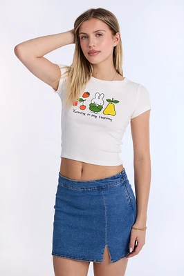 Miffy Graphic Baby Tee - Cream /