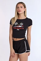 Formula 1 Graphic Baby Tee - Black /
