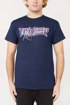 Thrasher Mens Vice T-Shirt - Navy /