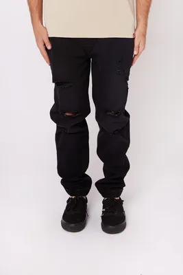 Zoo York Mens Distressed Denim Jogger - /