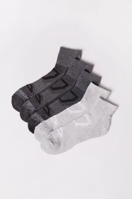 Zoo York Mens 5-Pack Athletic Ankle Socks - / O/S
