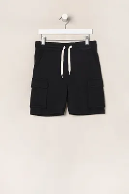 West49 Youth Mid-Length Fleece Cargo Shorts - /