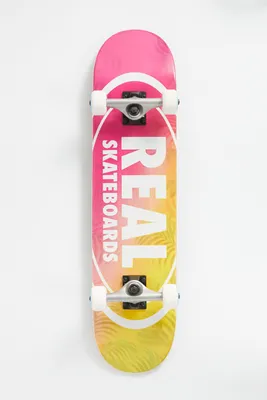 Real Island Oval Skateboard 7.5" - Pink / 7.5