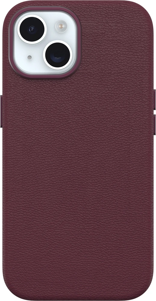 Symmetry Cactus Leather Case Maroon Bells for iPhone 16