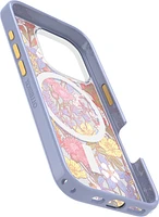 iPhone 16 Pro Otterbox Symmetry Clear w/ MagSafe Series Case - Purple - Wildflowers