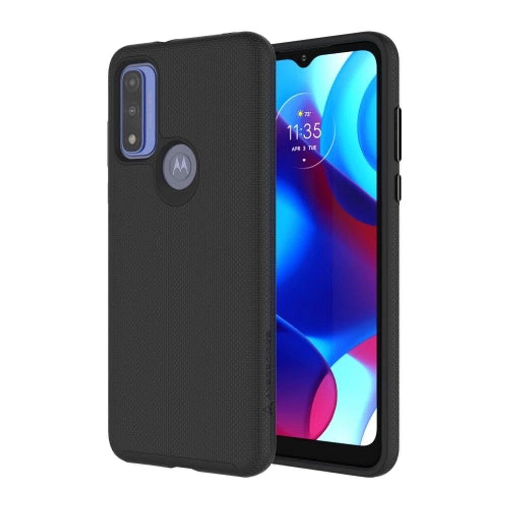 Axessorize PROTech coque anti-choc avec bordures surélevées et une durabilité de niveau militaire pour Motorola Moto G Pure