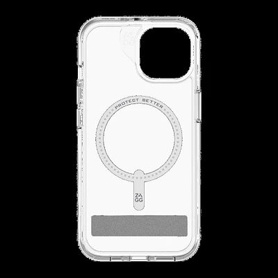 Étui Crystal Palace Snap ZAGG (GEAR4) avec support – iPhone 15, transparent