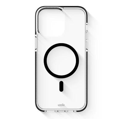 LOGiiX Air Guard Mag pour iPhone 14 Pro Max - Transparent/Noir