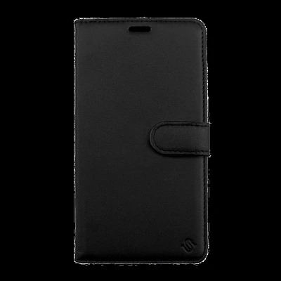 Uunique étui portefeuille détachable écolo 2-en-1 en cuir véritable - iPhone 13 Pro, noir