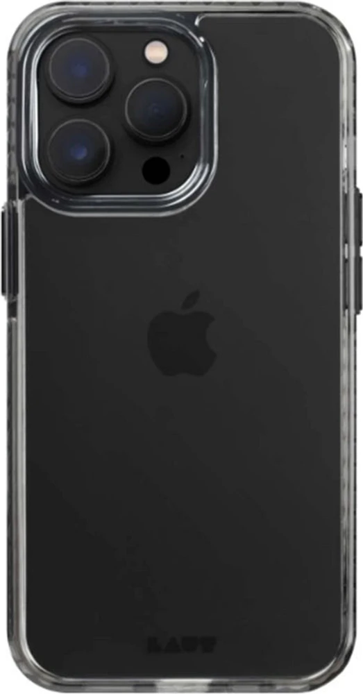 LAUT - HUEX CRYSTAL Case For iPhone 14 Pro - Black Crystal