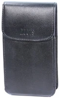 Vertical Leather Holster with Adjustable Velcro Sides To Fit  XX Large Phones