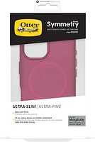 iPhone 16 Otterbox Symmetry Soft Touch w/ MagSafe Series Case - Pink - Glass Heart
