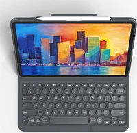 ZAGG Pro Keys Case for Apple iPad Pro 12.9in (2022-2018) - Charcoal