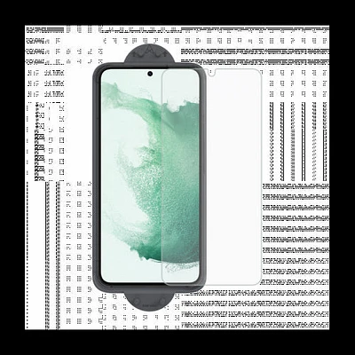 Axessorize ARMORGlass Pro 2.5D Protecteur d'écran avec plateau d’installation pour Samsung Galaxy S22+