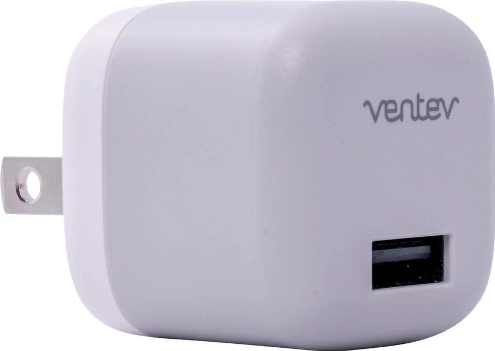 Ventev - 12W USB A Wall Charger - White - Box