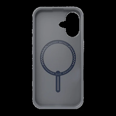 iPhone 16 ZAGG Graphene SoHo Snap Case - Navy Grey