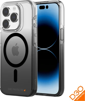 Axs - Crystal Shield Magsafe Case For Apple Iphone 15 Pro - Smoke Gradient